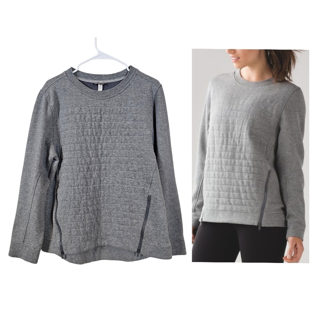 Lululemon Athletica Fleece Be True Crew Pullover Sweater